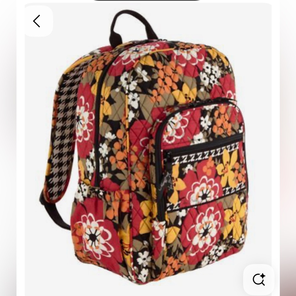Vera Bradley Campus Backpack Bittersweet - Picture 1 of 11